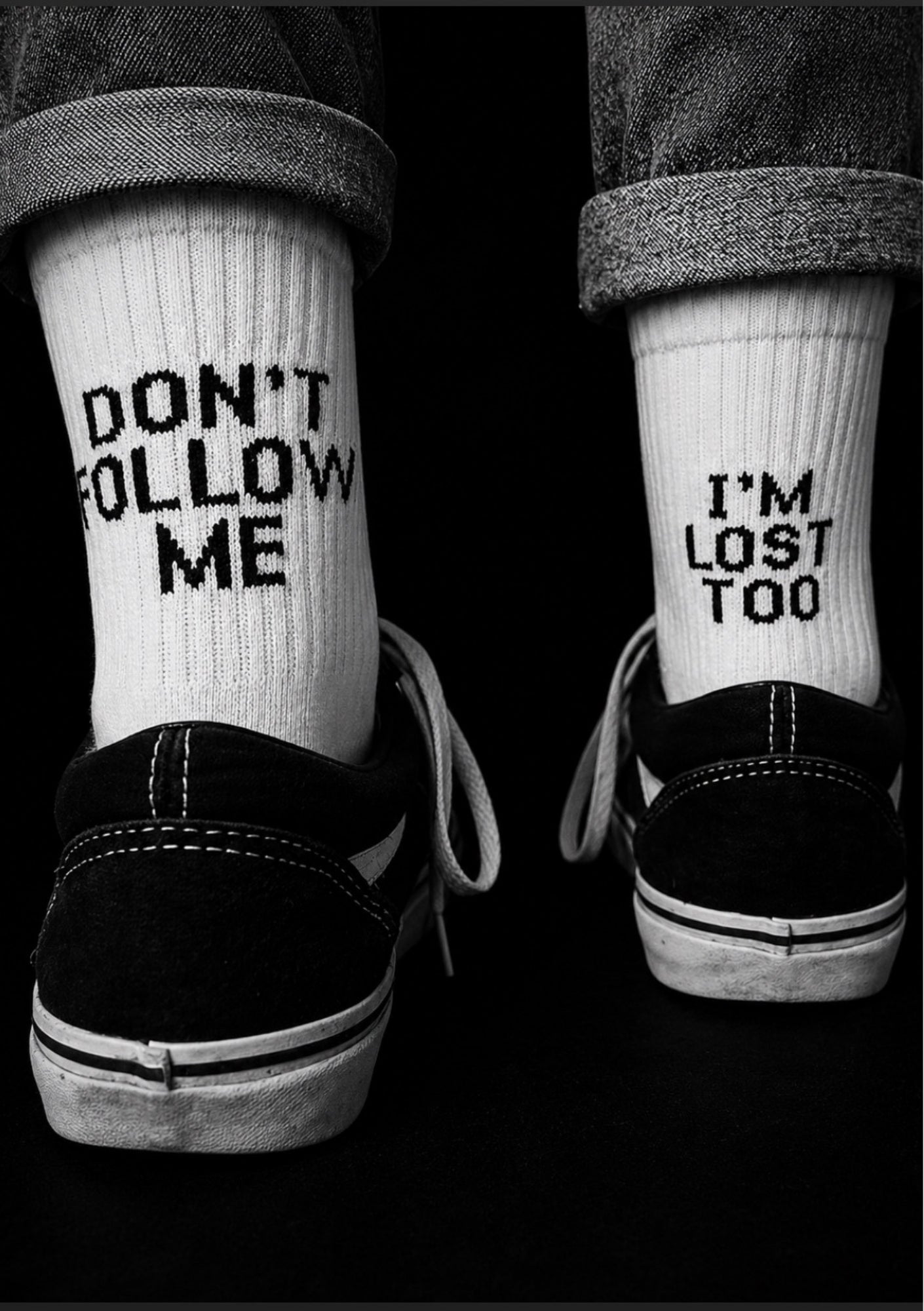 This socks. Don´t Follow Me I´M Lost Too!
